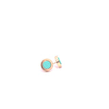 18K Gold Filled Minimalist Enamel Colored Stud Earrings (L397)