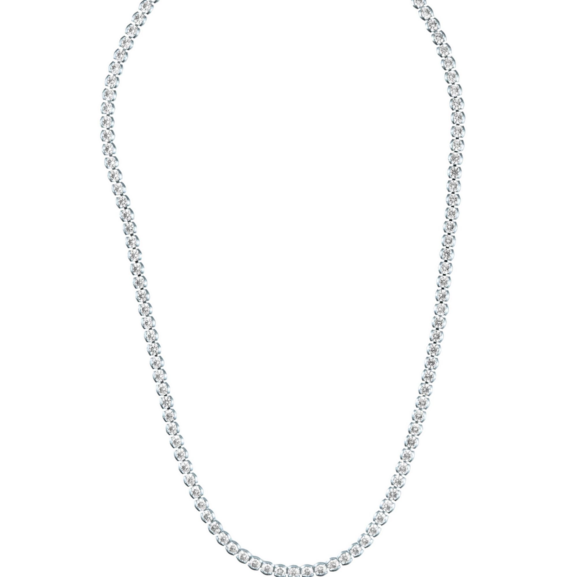 Tennis Bracelet Necklace | Diamond Tennis Bracelet with Cubic Zirconia Stones (F236A)(I46B)