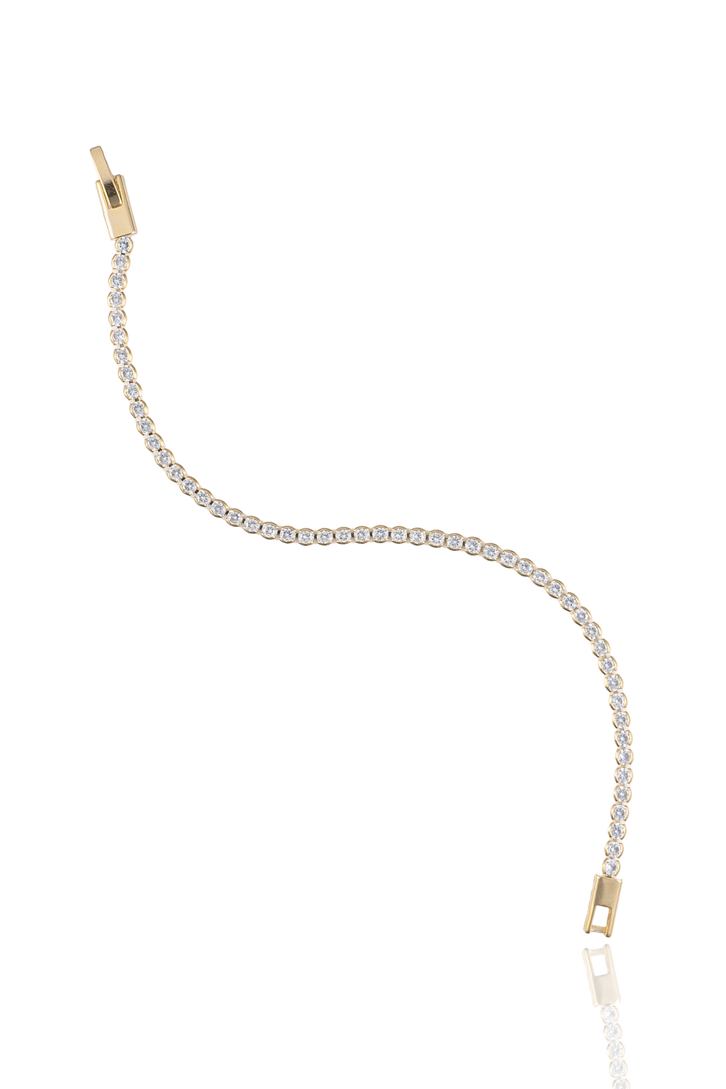 3mm Diamond Tennis Bracelet Necklace (F236A)(I46B)