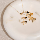 Coquette Ribbon Box Necklace (F138A)