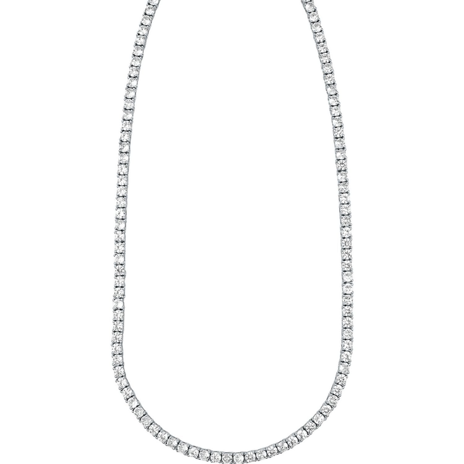 Diamond 4mm Tennis Necklace/Bracelet with Cubic Zirconia Stones (I450)(H101)