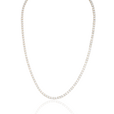 Diamond Tennis Bracelet / Necklace with Cubic Zirconia Stones (H94)(I324A)