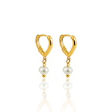 Freshwater Pearl Dangle Drop Earrings (L265)