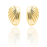 High End Half Shell Earrings (L458A)