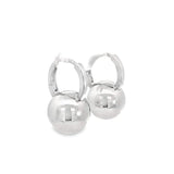 Small Light Dumbbell Style Lever Back Earrings (L552)