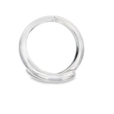 Intertwined Chubby Hinged Teardrop Bangle