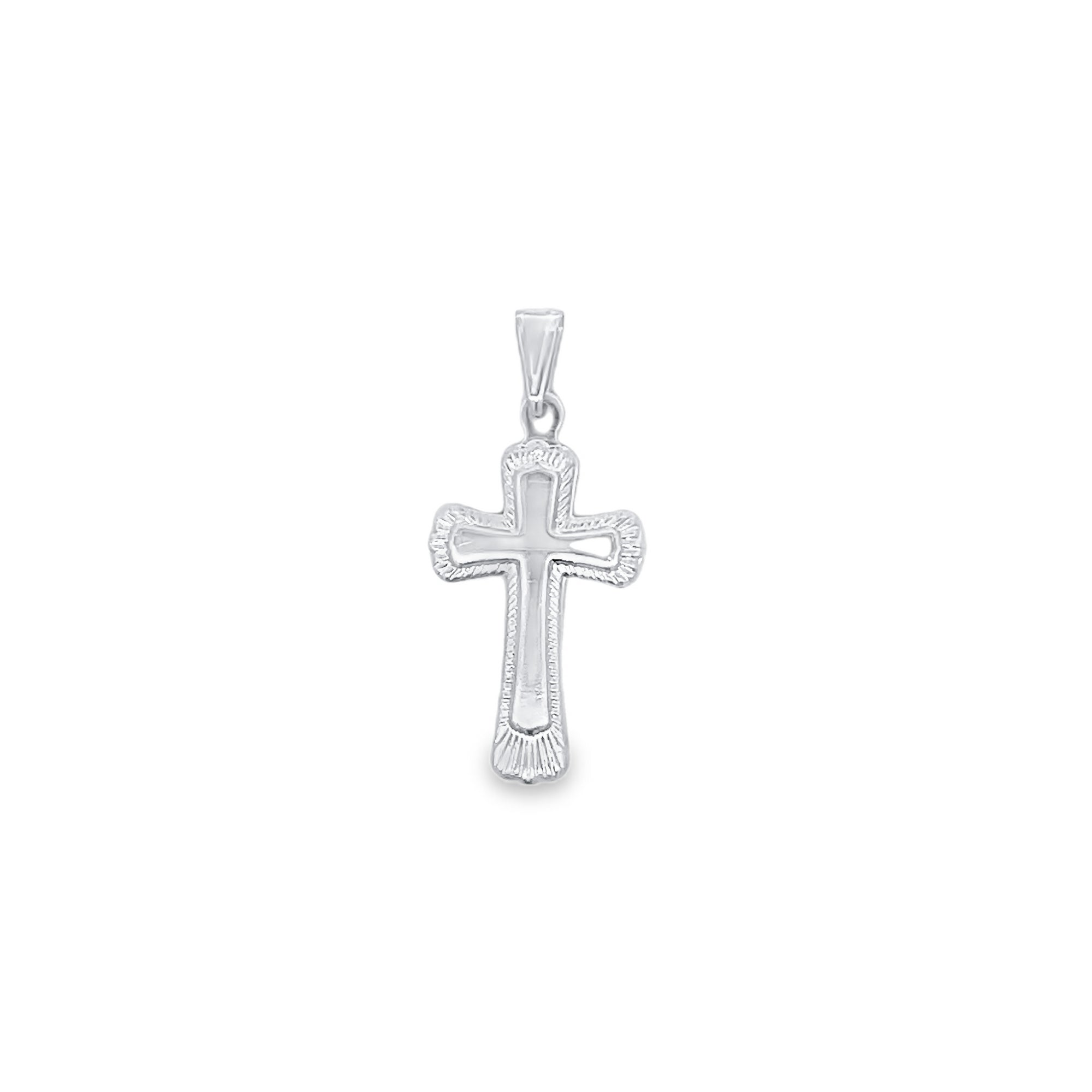 Cross With Texture Pendant (A232)