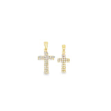 Gold Zirconia Cross Pendants (A241, A243, A242)