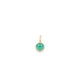 Enamel Happy Smile Face Charm Pendant