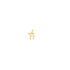 A small gold Chai pendant glistens against a clean white background.