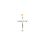 Pearl Styled Cross Pendant (A246)