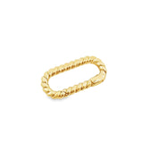 Rope Textured Clip Clasp (A327)