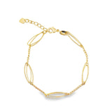 Delicate Open Link Choker Bracelet (F201A / I286B)