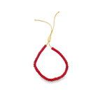 Enamel Colored Beads Adjustable Round Snake Bracelet (I454)