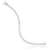 4mm CZ Tennis Necklace (I450/H101)