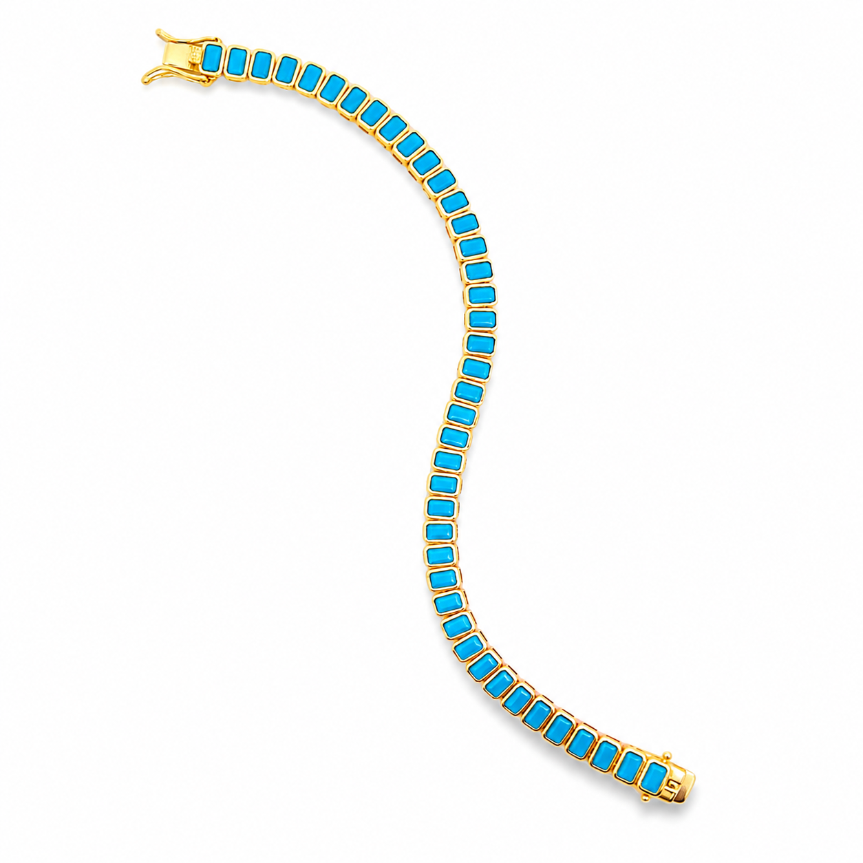 Elevate your elegance with this 6mm tennis bracelet, featuring a stunning blend of colorful and clear cubic zirconia stones
