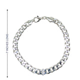 Cuban Link 6mm Chain Bracelet (I276)