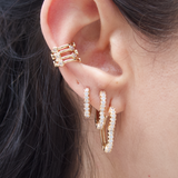 Clear CZ Ear Cuffs