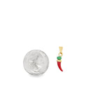Small Enamel Red Pepper Charm (A248)