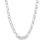 Shop this gold plated oval link chain necklace. Lightweight, stylish, and perfect for layering or everyday wear.