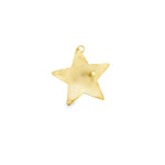 Shop a puffy star charm pendant in gold or silver. Lightweight, polished, and perfect for necklaces, bracelets, and charm layering