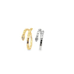 Shop a stylish open snake ring with cubic zirconia accents. Adjustable fit, modern serpent design, available in gold or silver. Perfect for everyday wear.