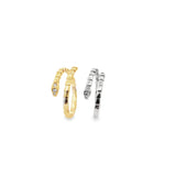 Shop a stylish open snake ring with cubic zirconia accents. Adjustable fit, modern serpent design, available in gold or silver. Perfect for everyday wear.