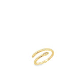 Shop a stylish open snake ring with cubic zirconia accents. Adjustable fit, modern serpent design, available in gold or silver. Perfect for everyday wear.