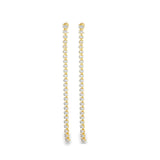 Long Dainty Marquise Drop Earrings (K70A)