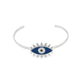 Enamel Evil Eye Cuff Bangle  (B26)