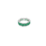 Ring With Pear Cut Tear Drop Colored CZ Stones  (D55)