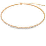 Tennis Zirconia Stone Neck Choker (H52)