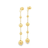 Link Chain Pearl Dangle Earrings (L138A)(L163A)
