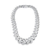 14mm Cuban Micro Pave CZ Chain