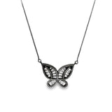 CZ Butterfly Necklace (G132)