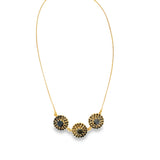 Flower CZ Crystal With A Dainty Box Chain Necklace