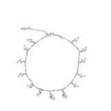 Dangle Dolphin Charm Anklet (E28)