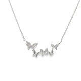 Butterfly Layering Rolo Dainty Necklace (G69)