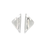 Eccentric Fold Triangle Earrings (L528)