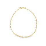 2mm Figaro Anklet (E46)