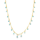 Dangle Evil Eye Charms Choker (G178)