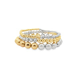 Two Tone Bead Bracelet (I529)