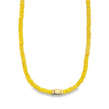Colorful Enamel Bead Disc Choker (H64)