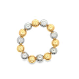 13mm Two Toned Beaded Bracelet