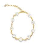 Round Pearl Bracelet (I94)