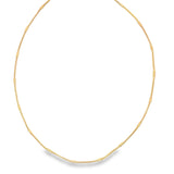 Box Chain With Gold Tube (F117)