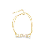 CZ Love Buckle Bracelet (I181)
