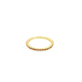 Thin Colored CZ Pave Ring (D16)