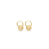 Small Light Dumbbell Style Lever Back Earrings (L552)