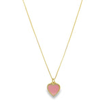 Gold Filled Heart Charms Necklace (G146)